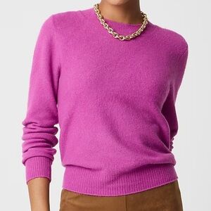 Charter Club Luxury Women's Cashmere Pullover Sweater Knitted Pink / Lt Fuchsia